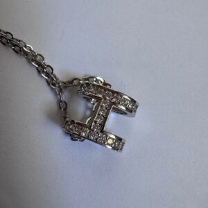H Moissanite Silver Pendant Necklace